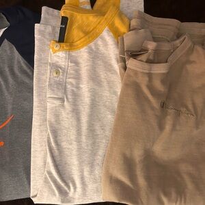 Set of 3 Men’s Long Sleeve Tops-Size Medium